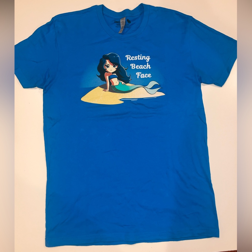 Mermaid Tee “Resting Beach Face”
